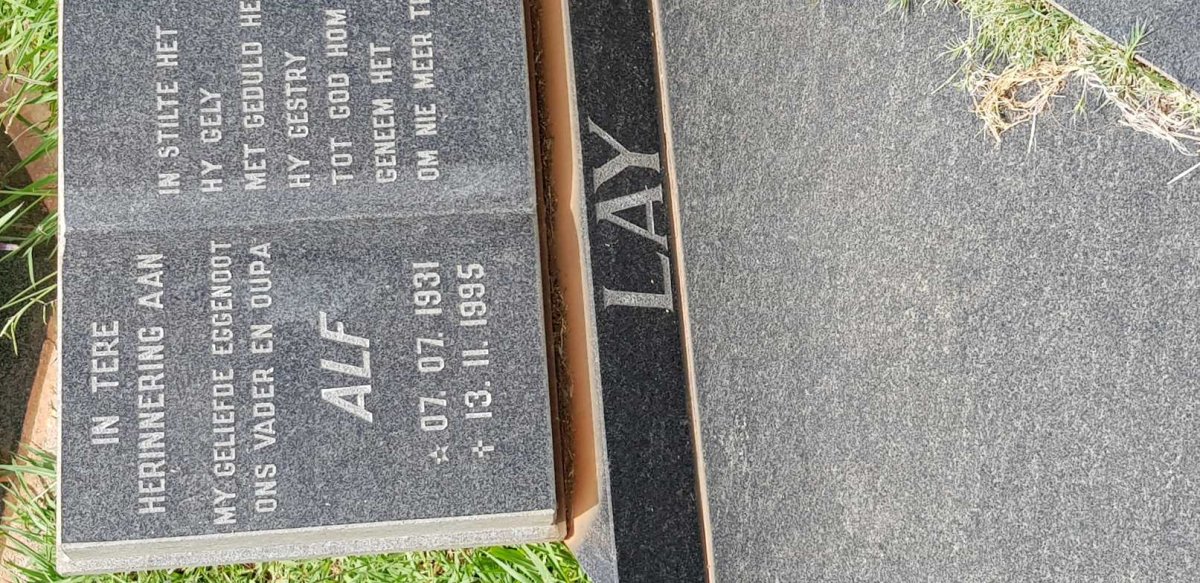 LAY Alf 1931-1995