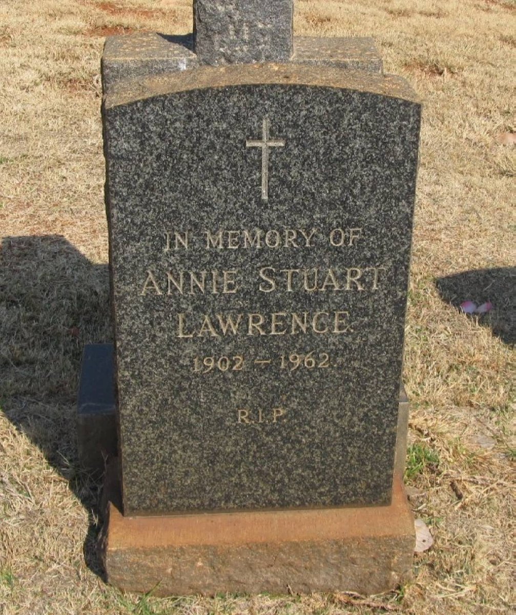 LAWRENCE Annie Stuart 1902-1962
