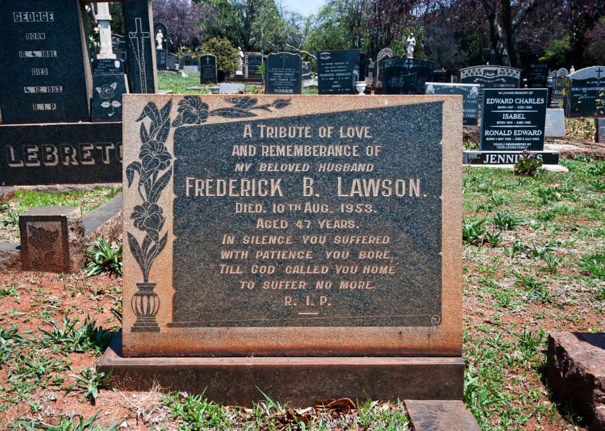 LAWSON Frederick B. -1953