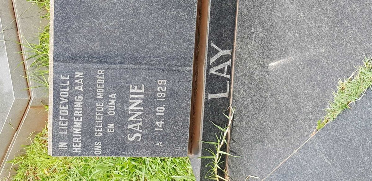 LAY Sannie 1929-