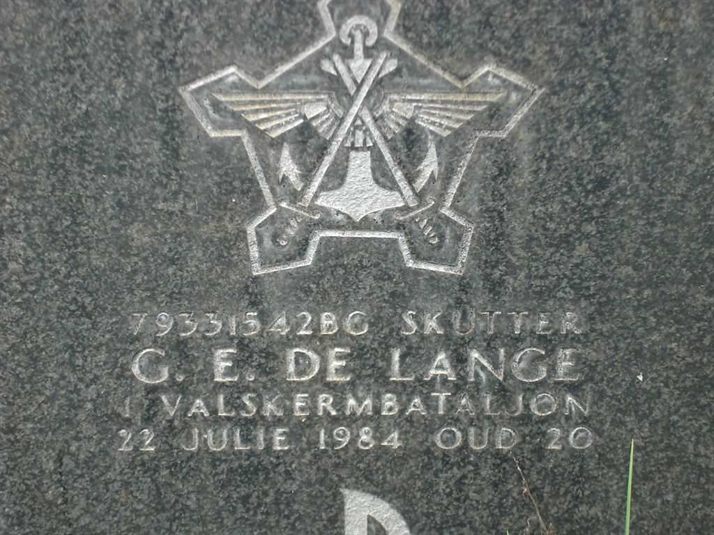 LANGE G.E., de -1984