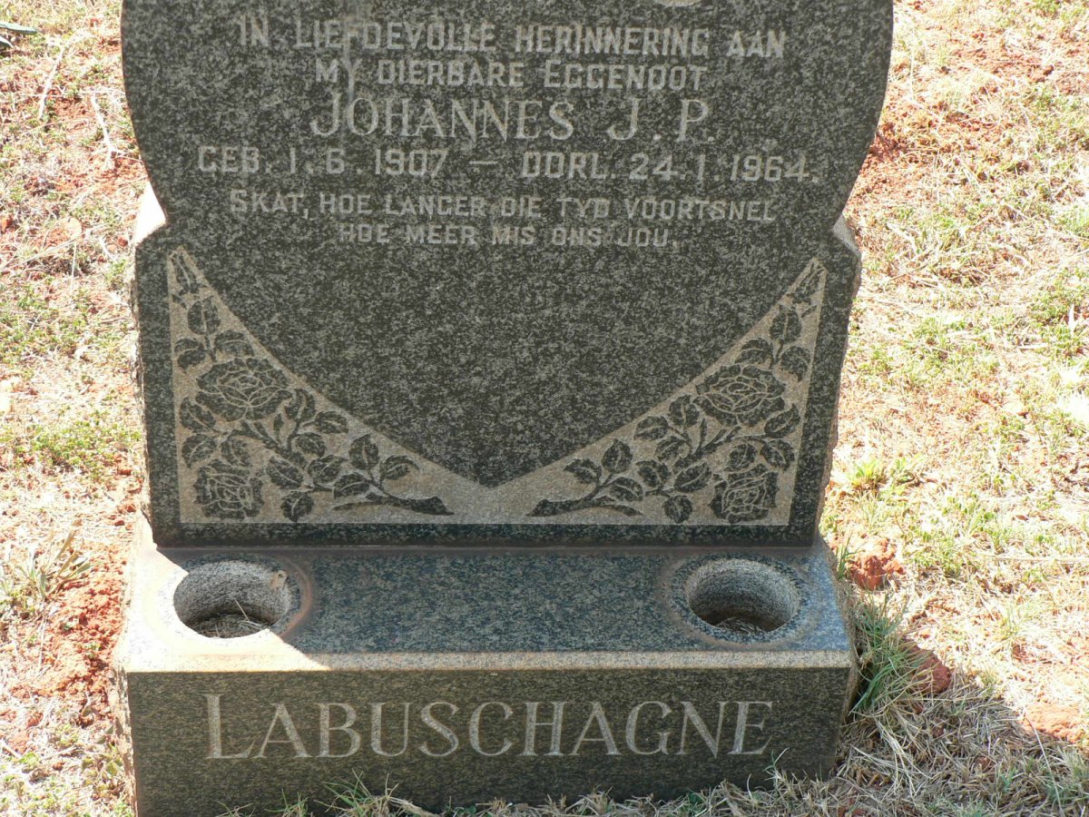 LABUSCHAGNE Johannes J.P. 1907-1964