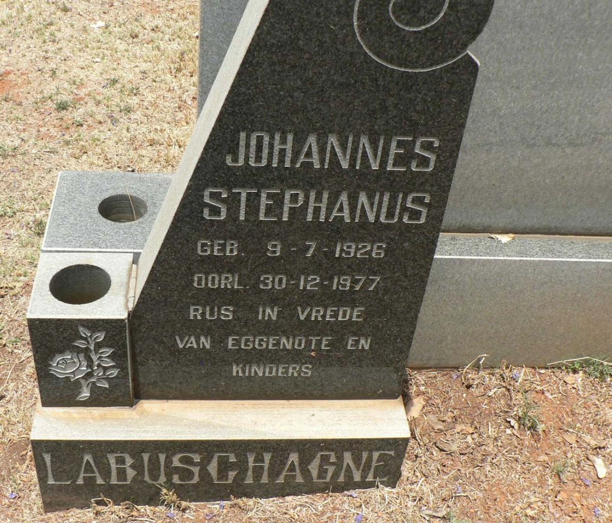 LABUSCHAGNE Johannes Stephanus 1926-1977