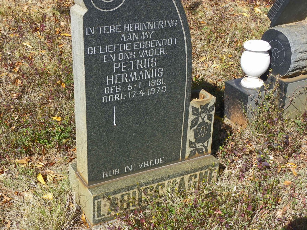 LABUSCHAGNE Petrus Hermanus 1931-1973
