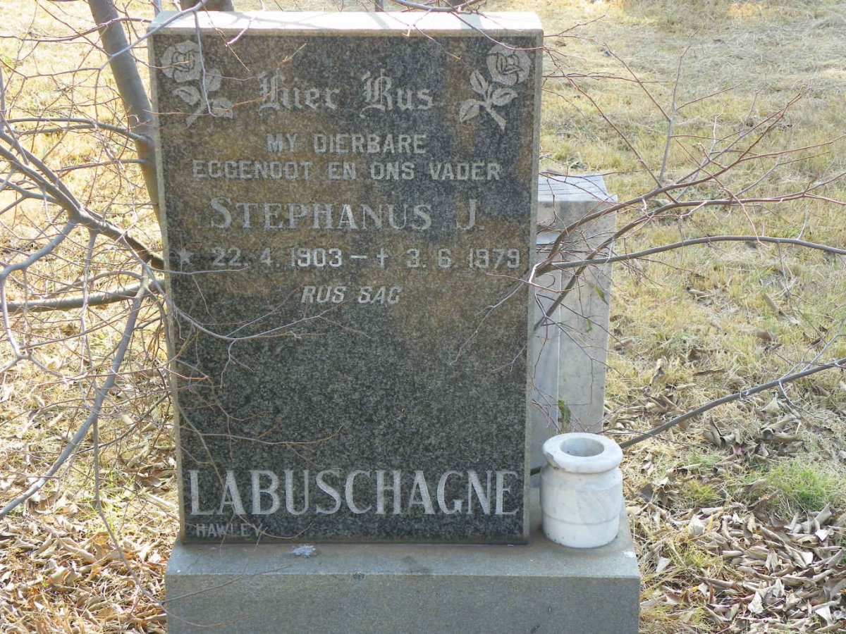 LABUSCHAGNE Stephanus J. 1903-1979