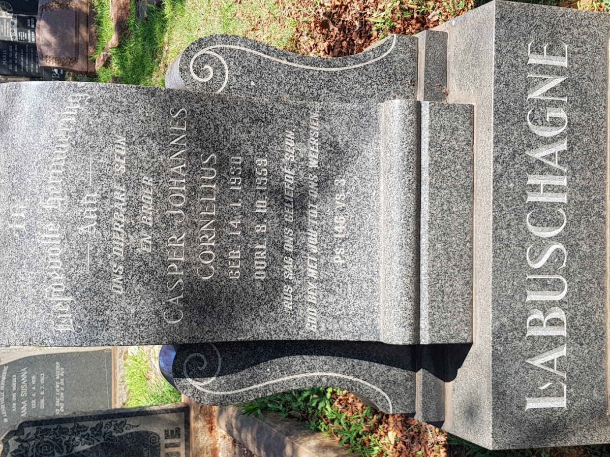 LABUSCHAGNE Casper Johannes Cornelius 1930-1959