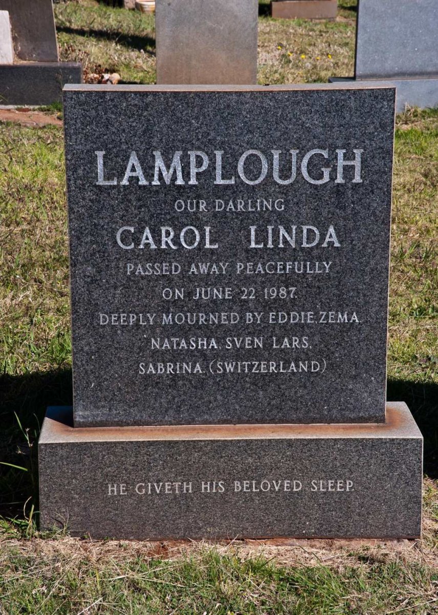 LAMPLOUGH Carol Linda -1987