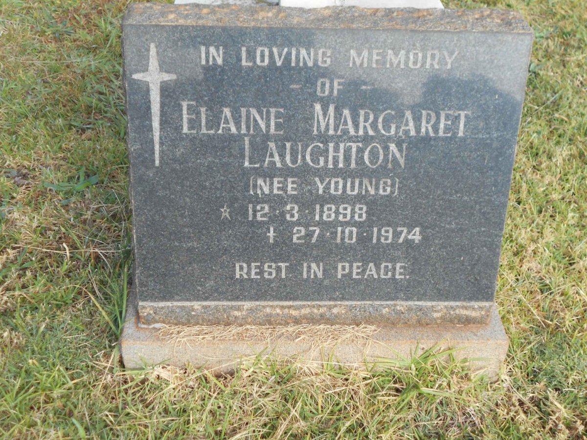 LAUGHTON Elaine Margaret nee YOUNG 1898-1974