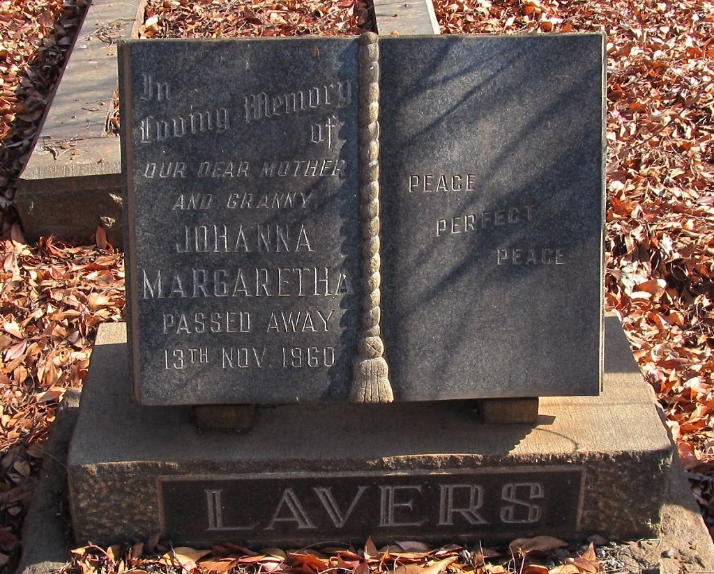 LAVERS Johanna Margaretha -1960