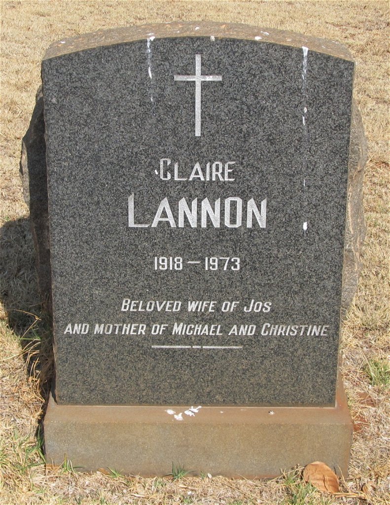LANNON Claire 1918-1973