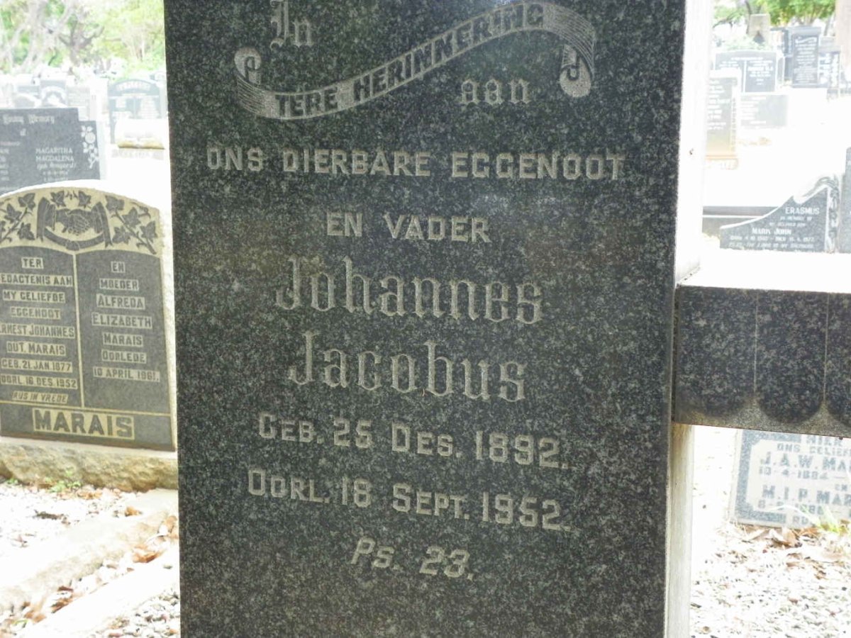 LANDMAN Johannes Jacobus 1892-1952