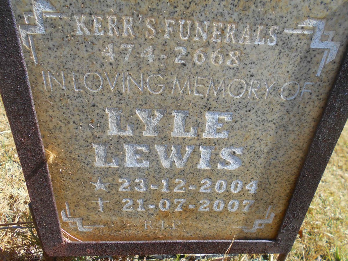 LEWIS Lyle 2004-2007
