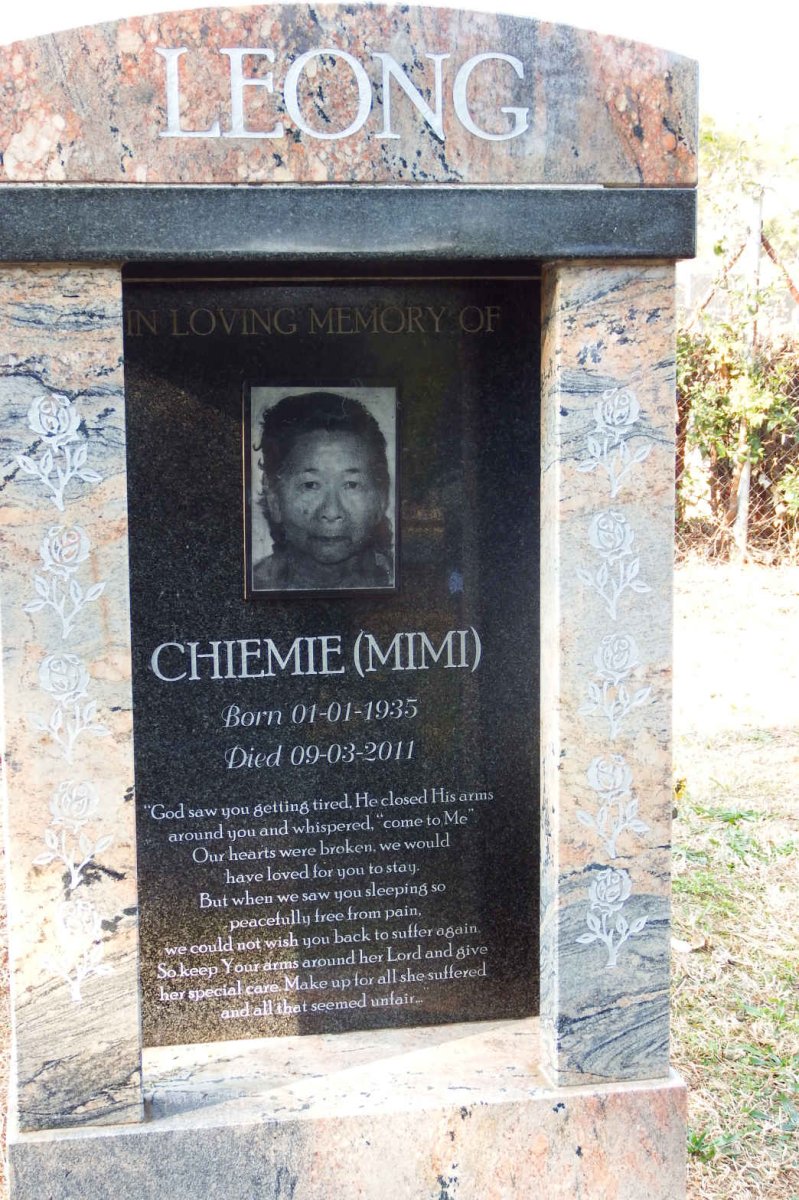 LEONG Chiemie 1935-2011