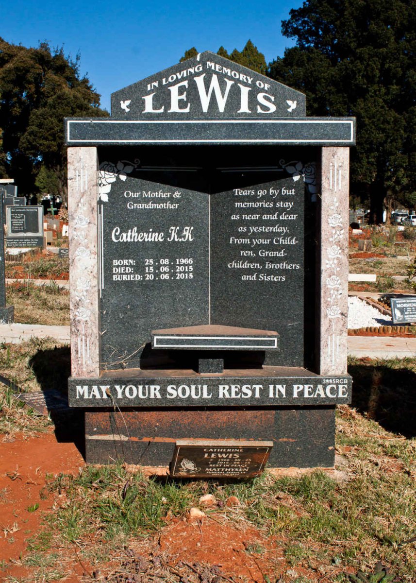 LEWIS Catherine K.K. 1966-2015