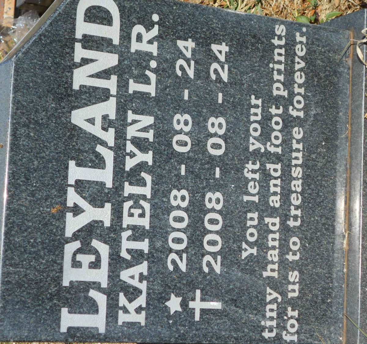 LEYLAND Katelyn L.R. 2008-2008