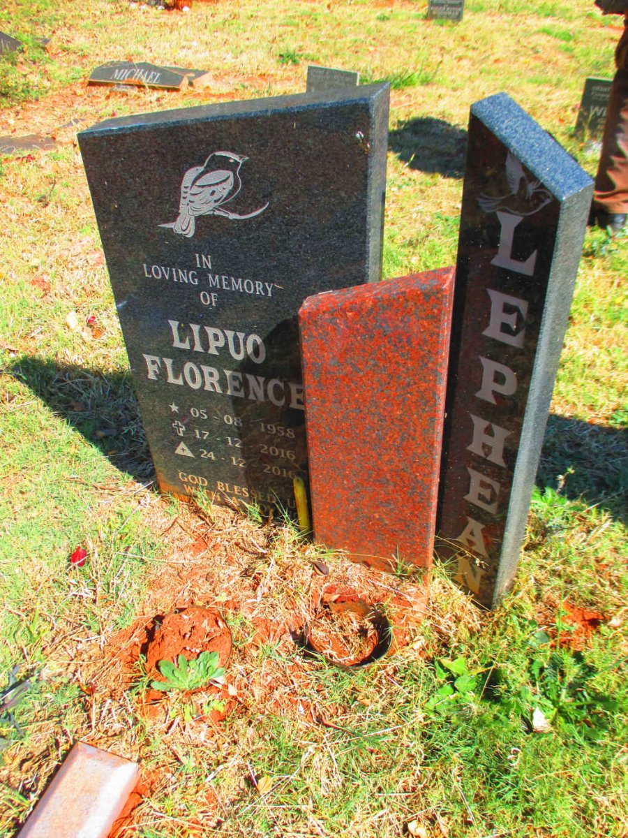 LEPHEAN Lipuo Florence 1958-2016