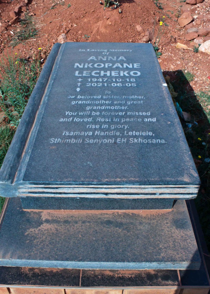 LECHEKO Anna Nkopane 1947-2021