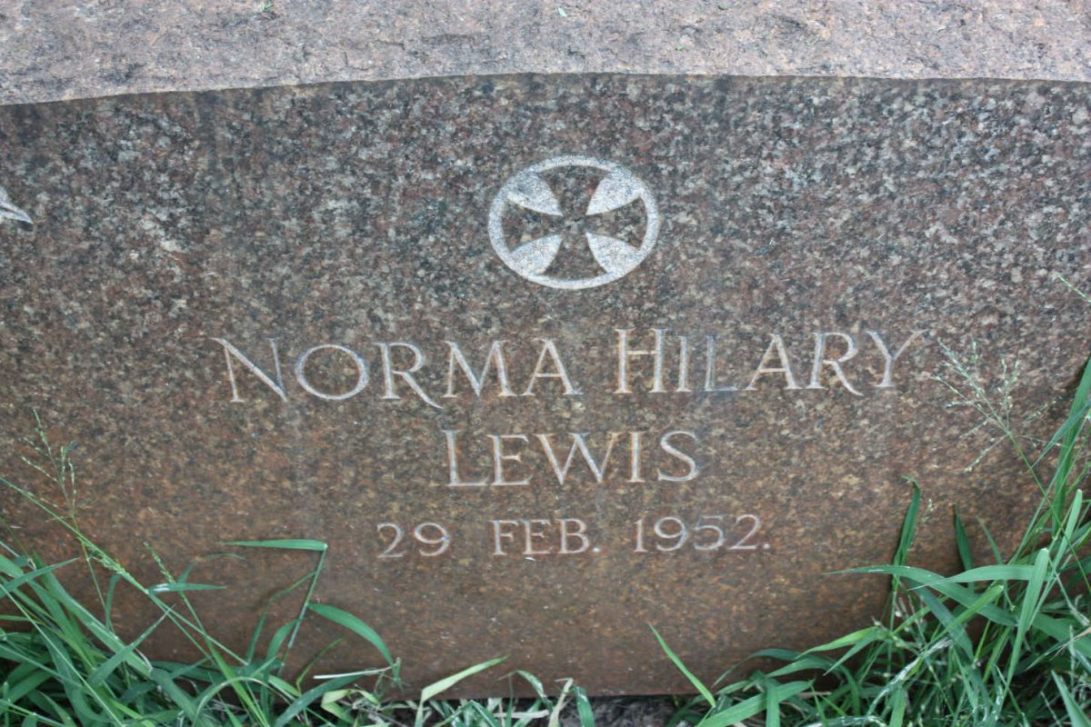LEWIS Norma Hilary -1952
