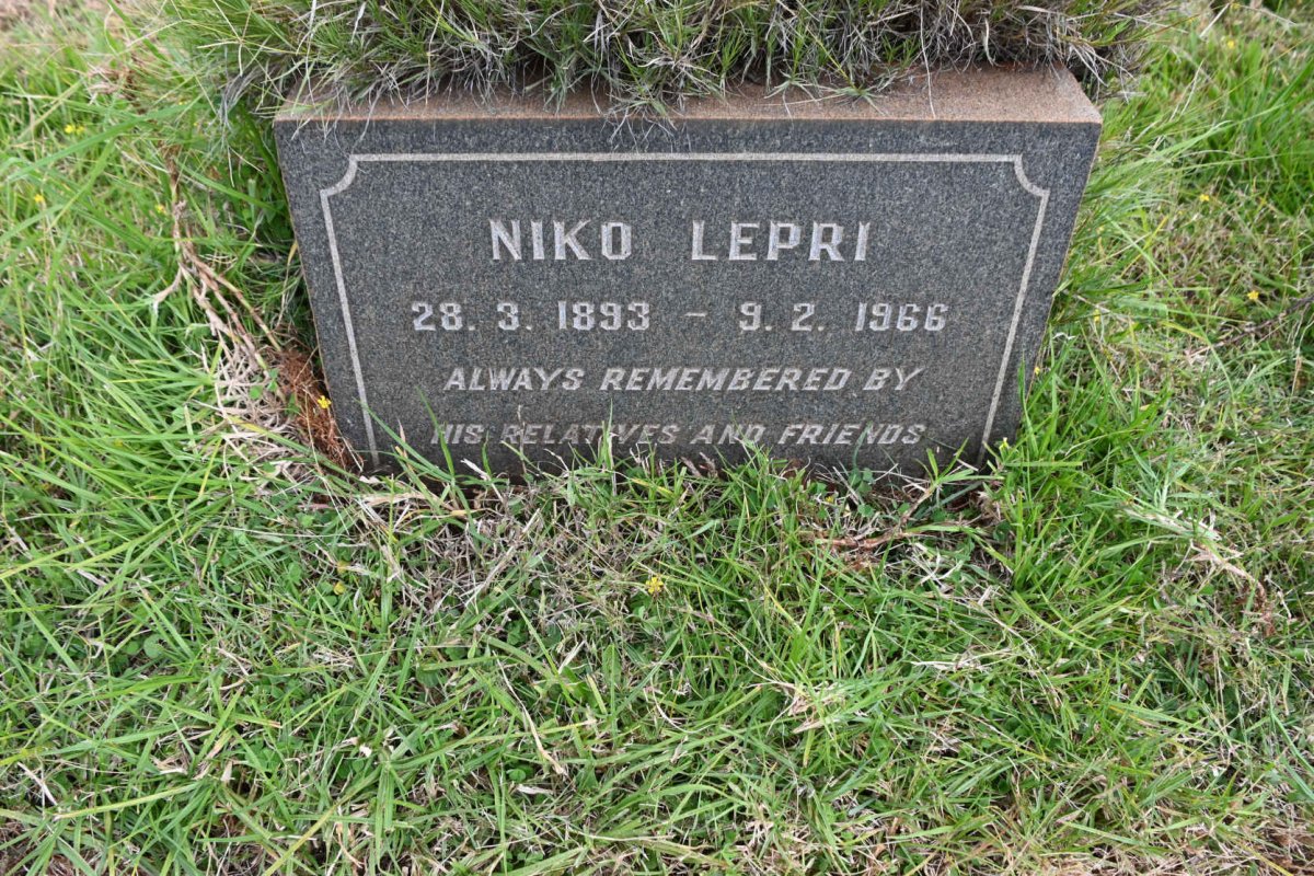 LEPRI Niko 1893-1966