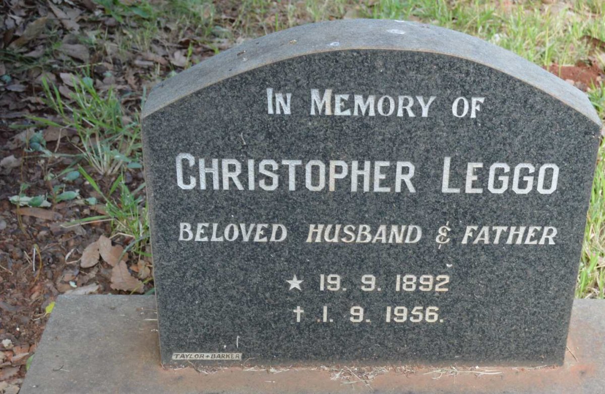LEGGO Christopher 1892-1956