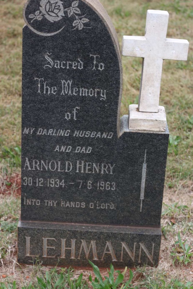 LEHMANN Arnold Henry 1934-1963