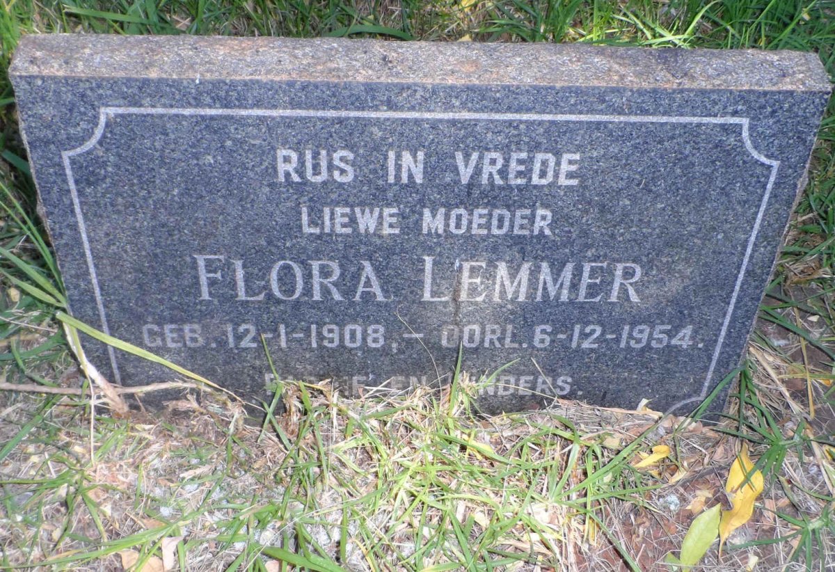 LEMMER Flora 1908-1954