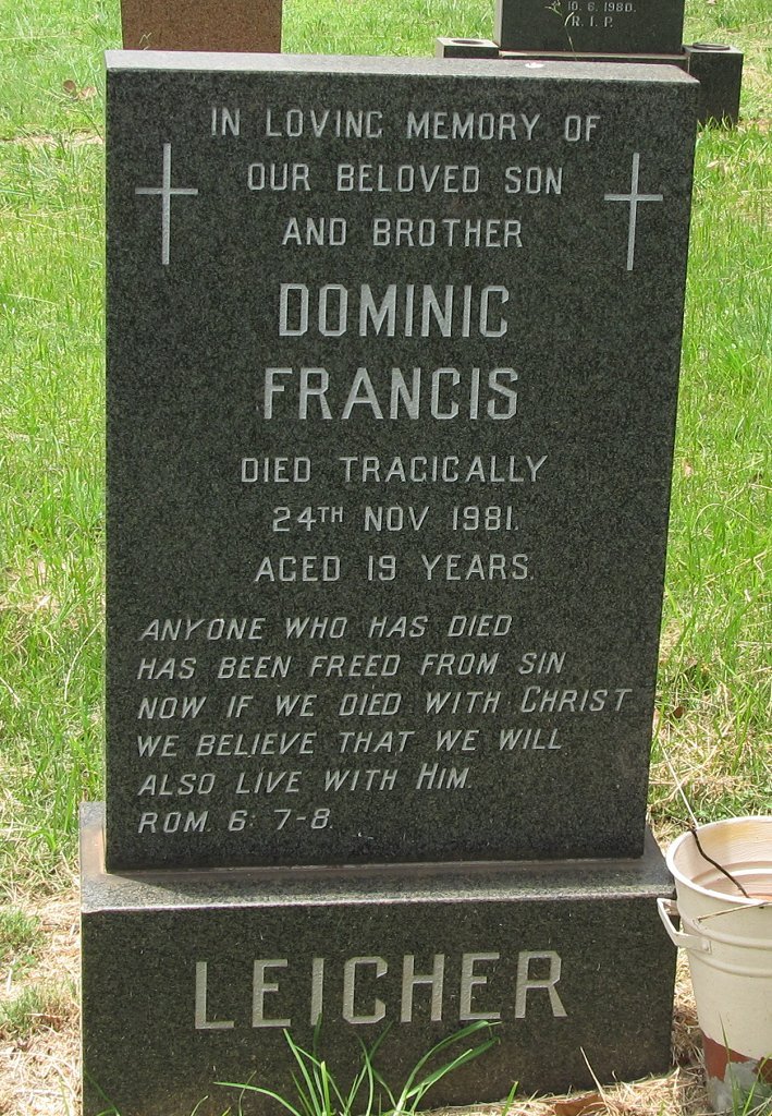 LEICHER Dominic Francis -1981