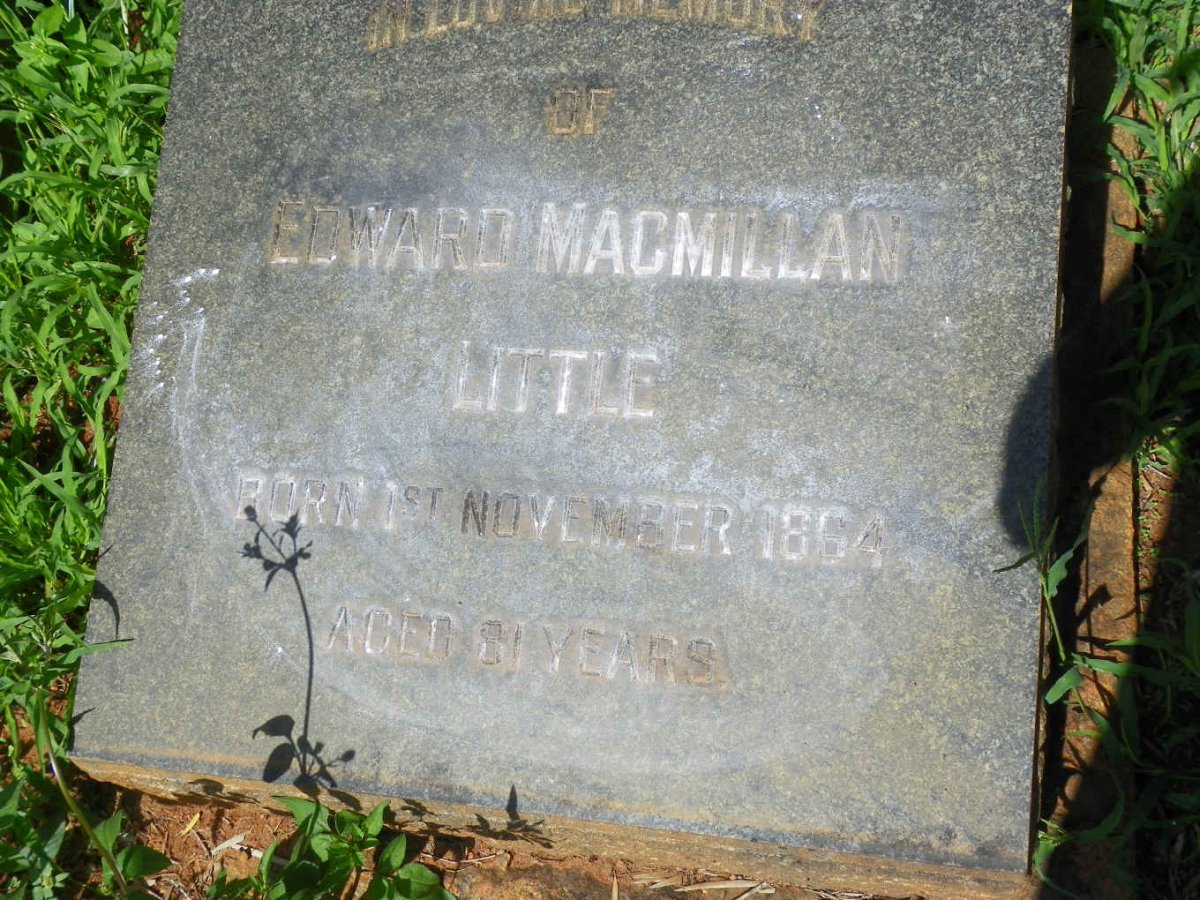 LITTLE Edward Macmillan 1864-