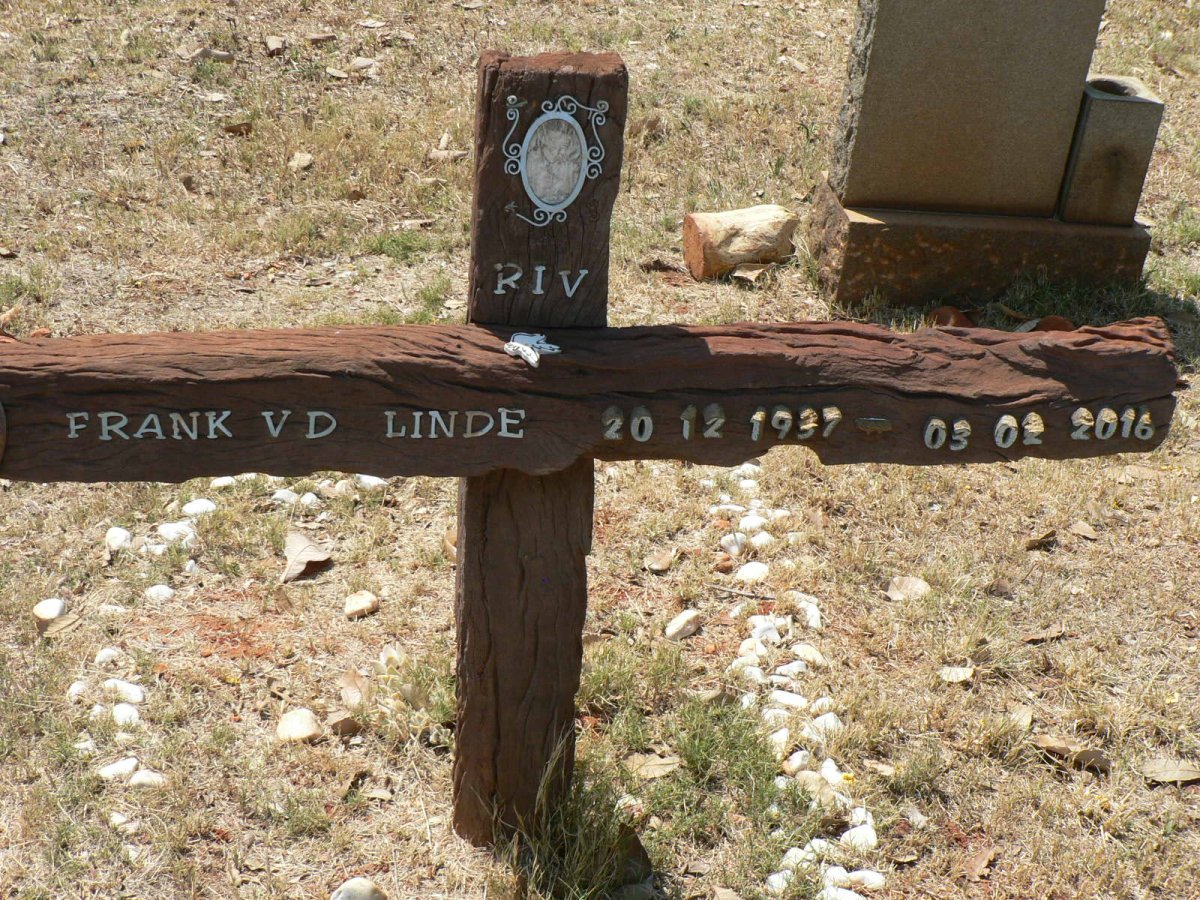 LINDE Frank, v.d. 1937-2016