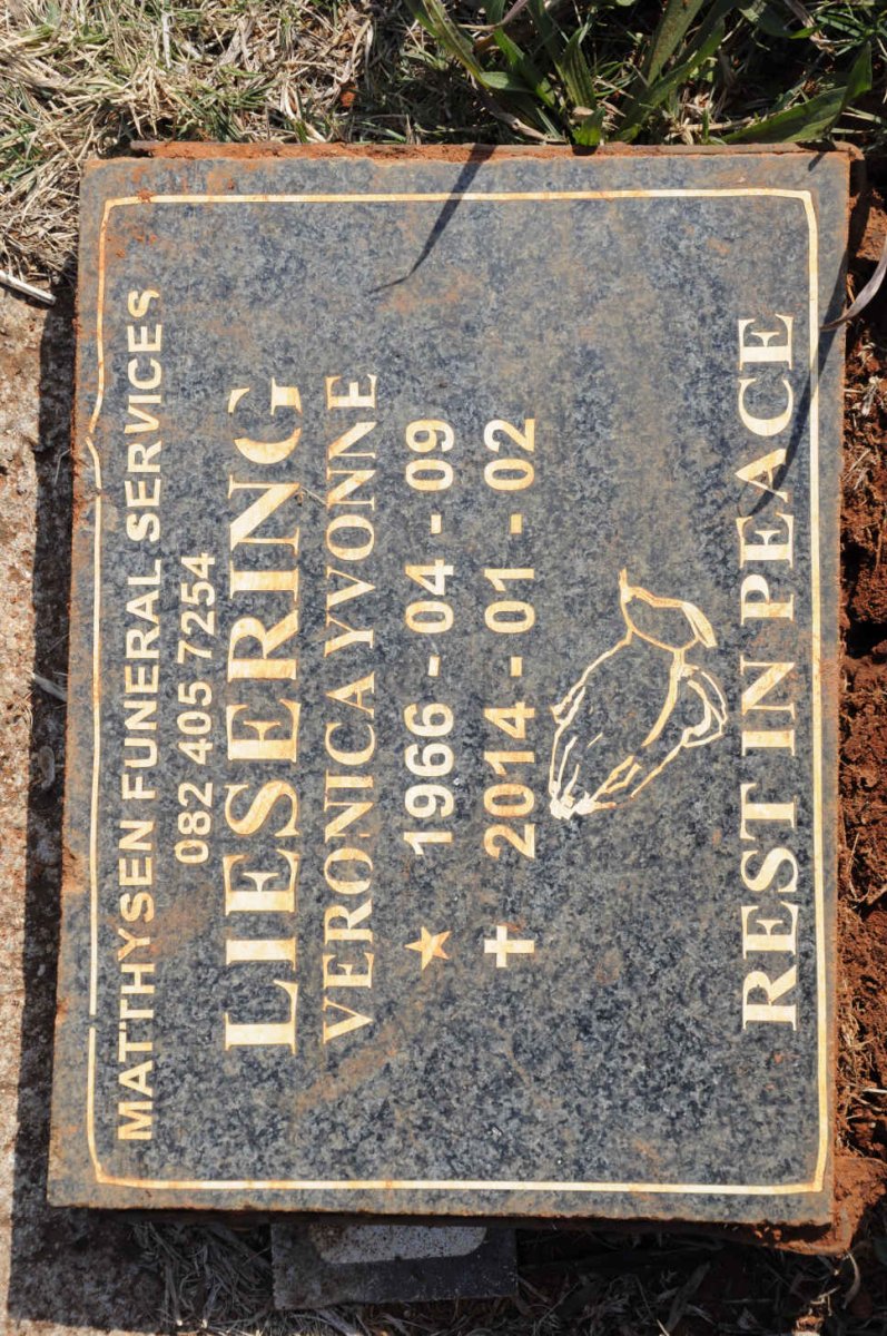 LIESERING Veronica Yvonne 1966-2014