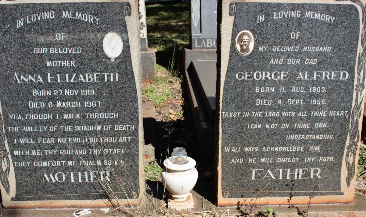 LITTLE George Alfred 1903-1958 &amp; Anna Elizabeth 1913-1967