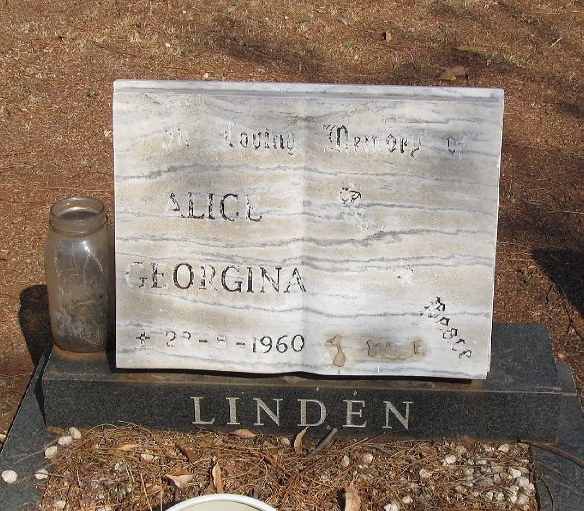 LINDEN Alice Georgina -1960