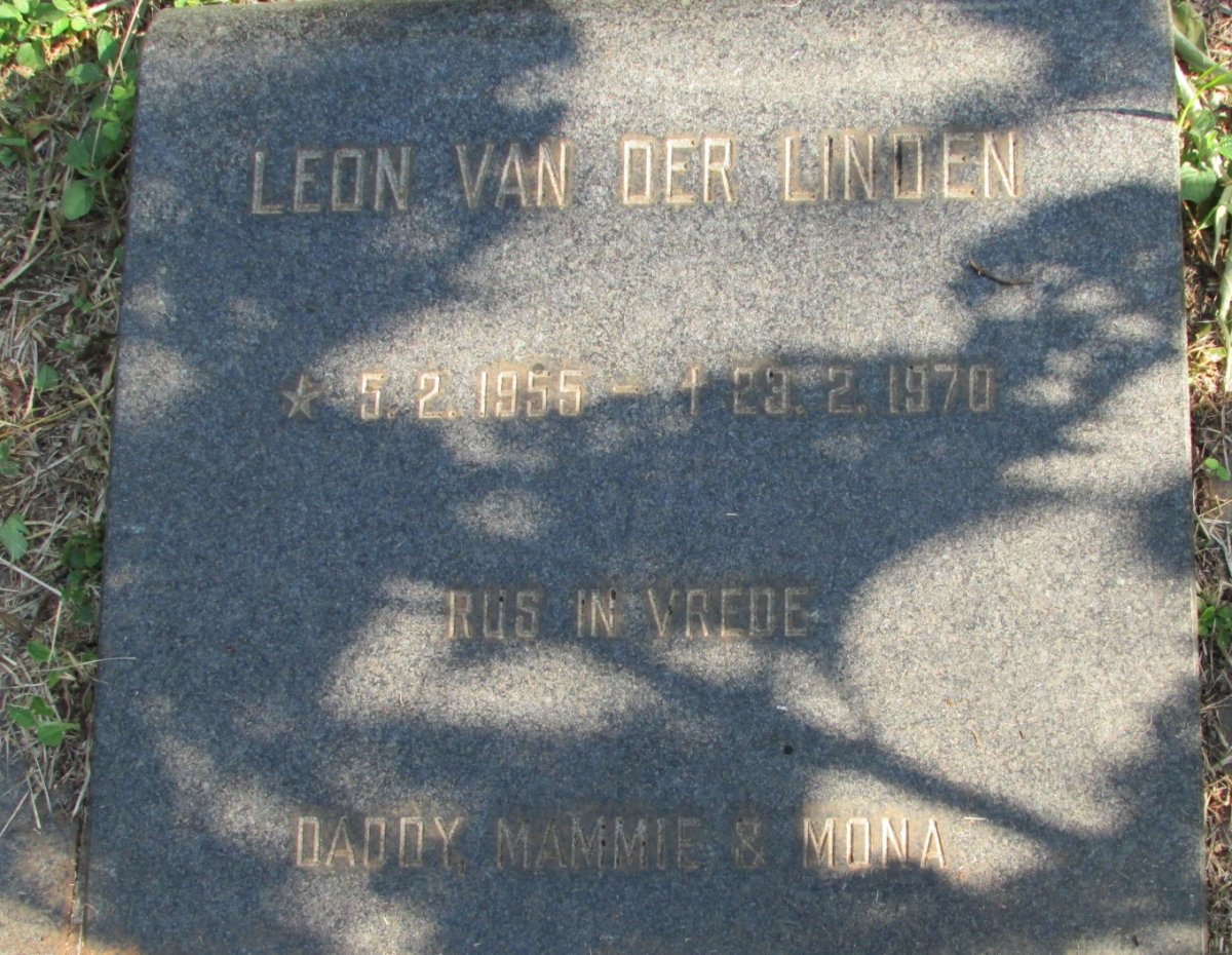 LINDEN Leon, van der 1955-1970