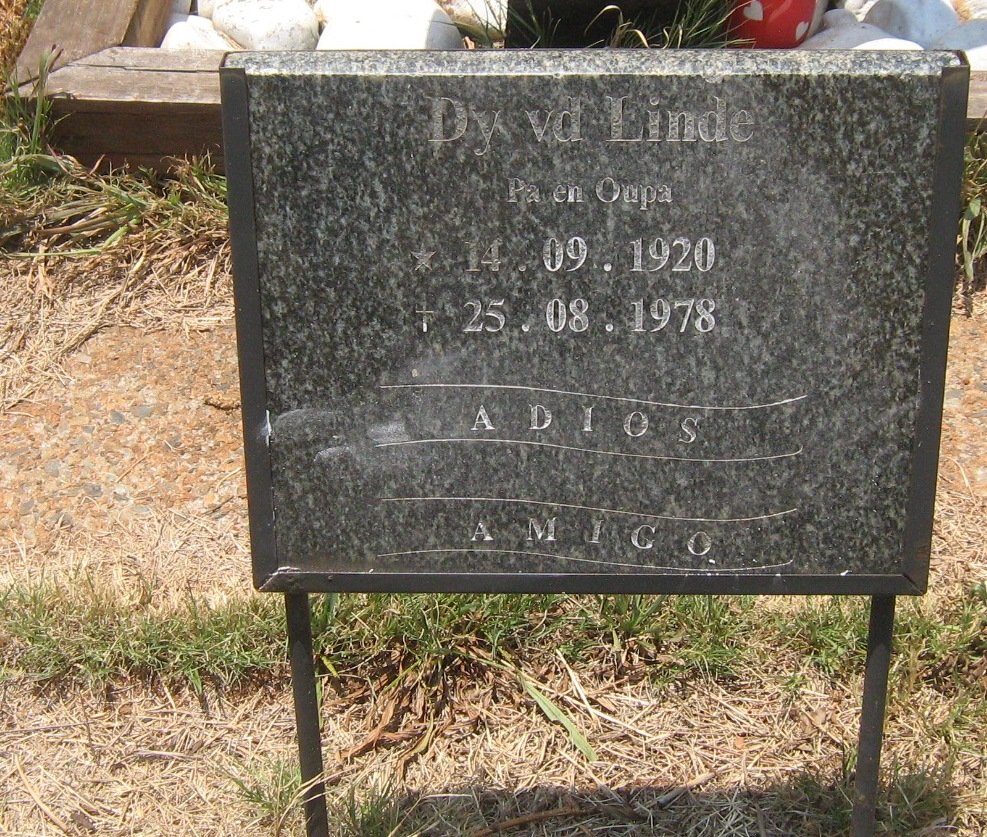 LINDE Dy, v.d. 1920-1978