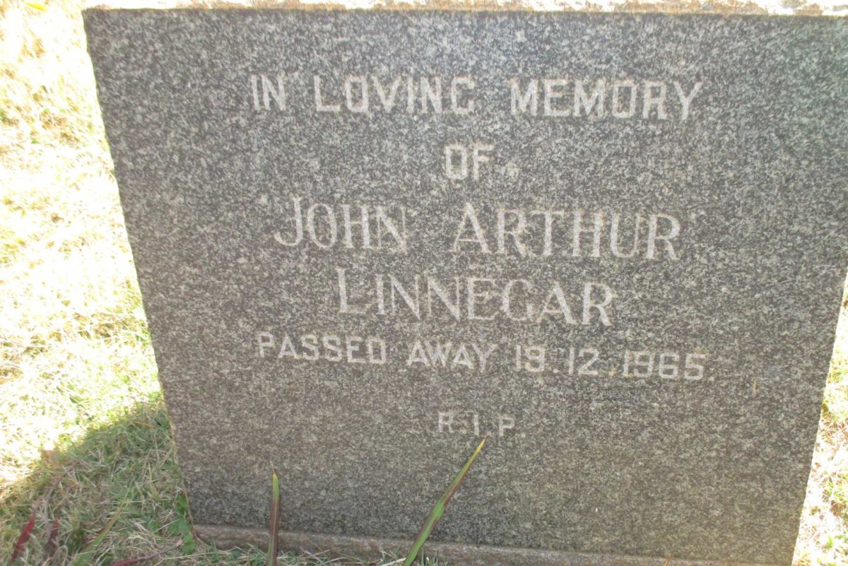 LINNEGAR John Arthur -1965
