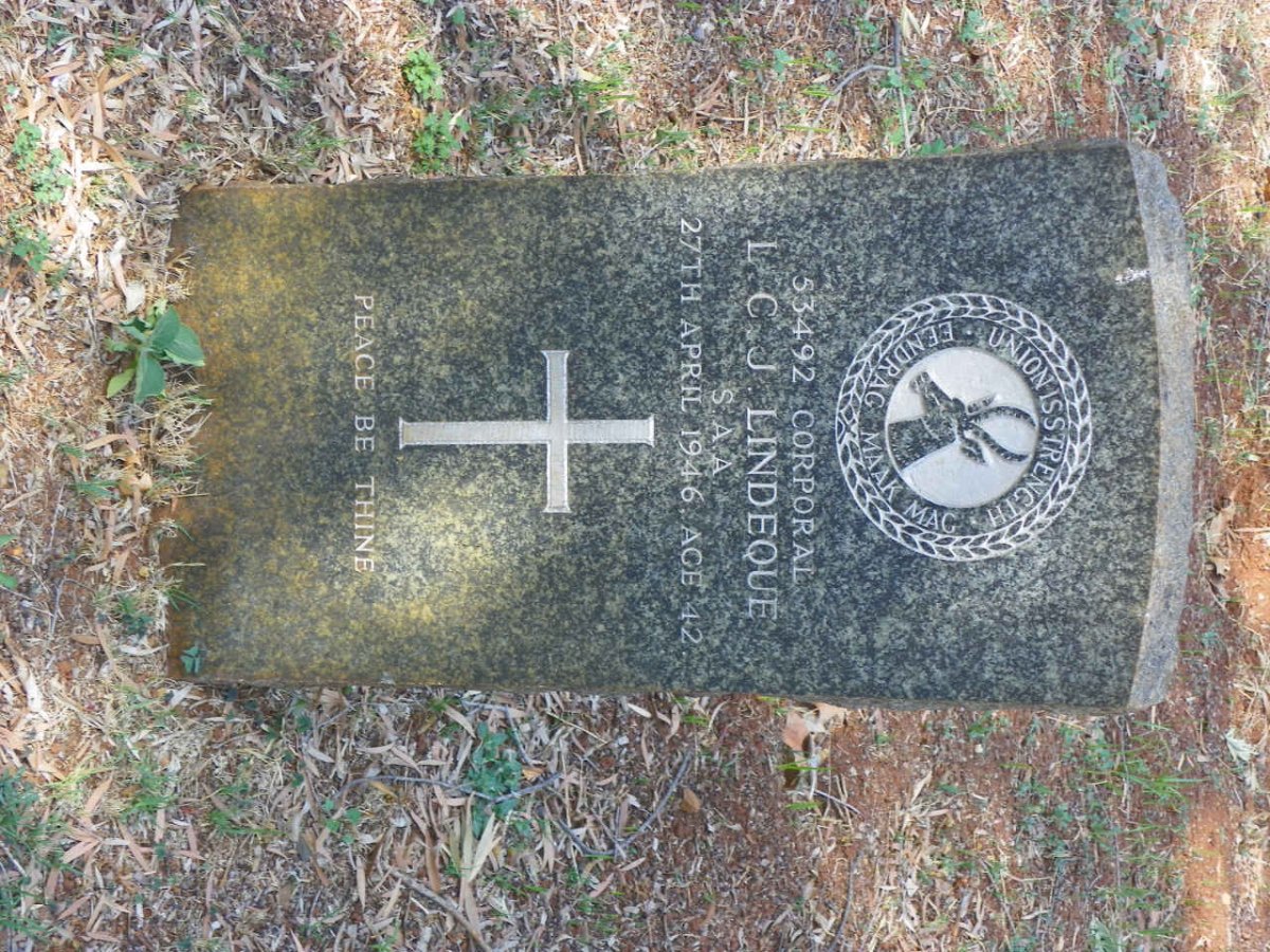 LINDEQUE L.C.J. -1946