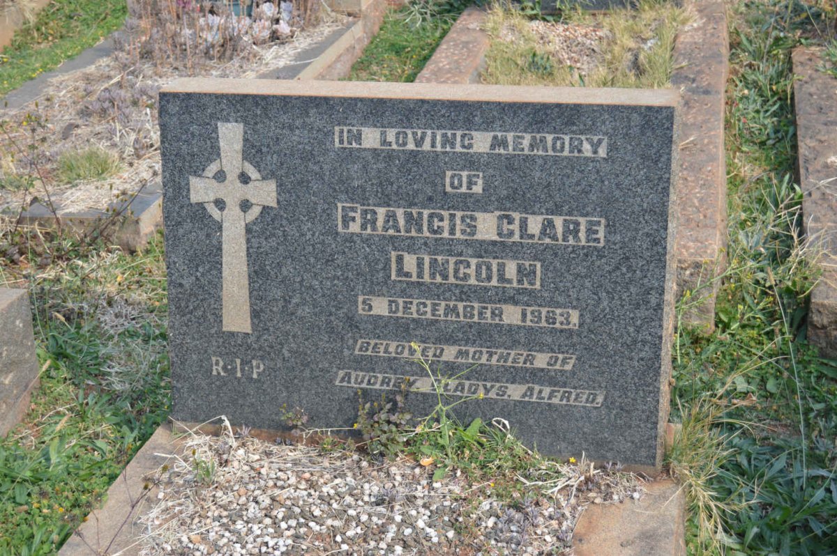 LINCOLN Francis Clare -1963