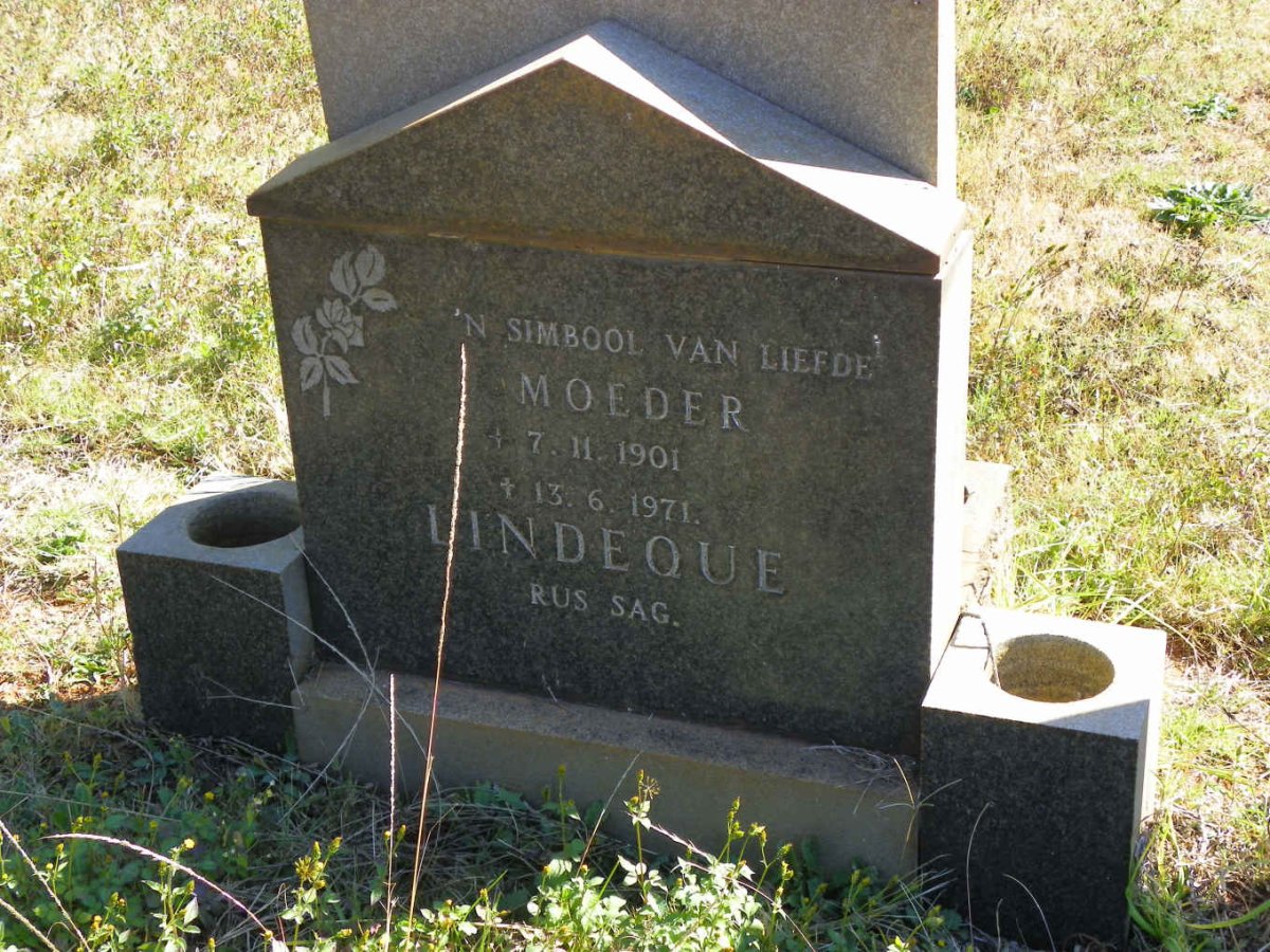 LINDEQUE 1901-1971