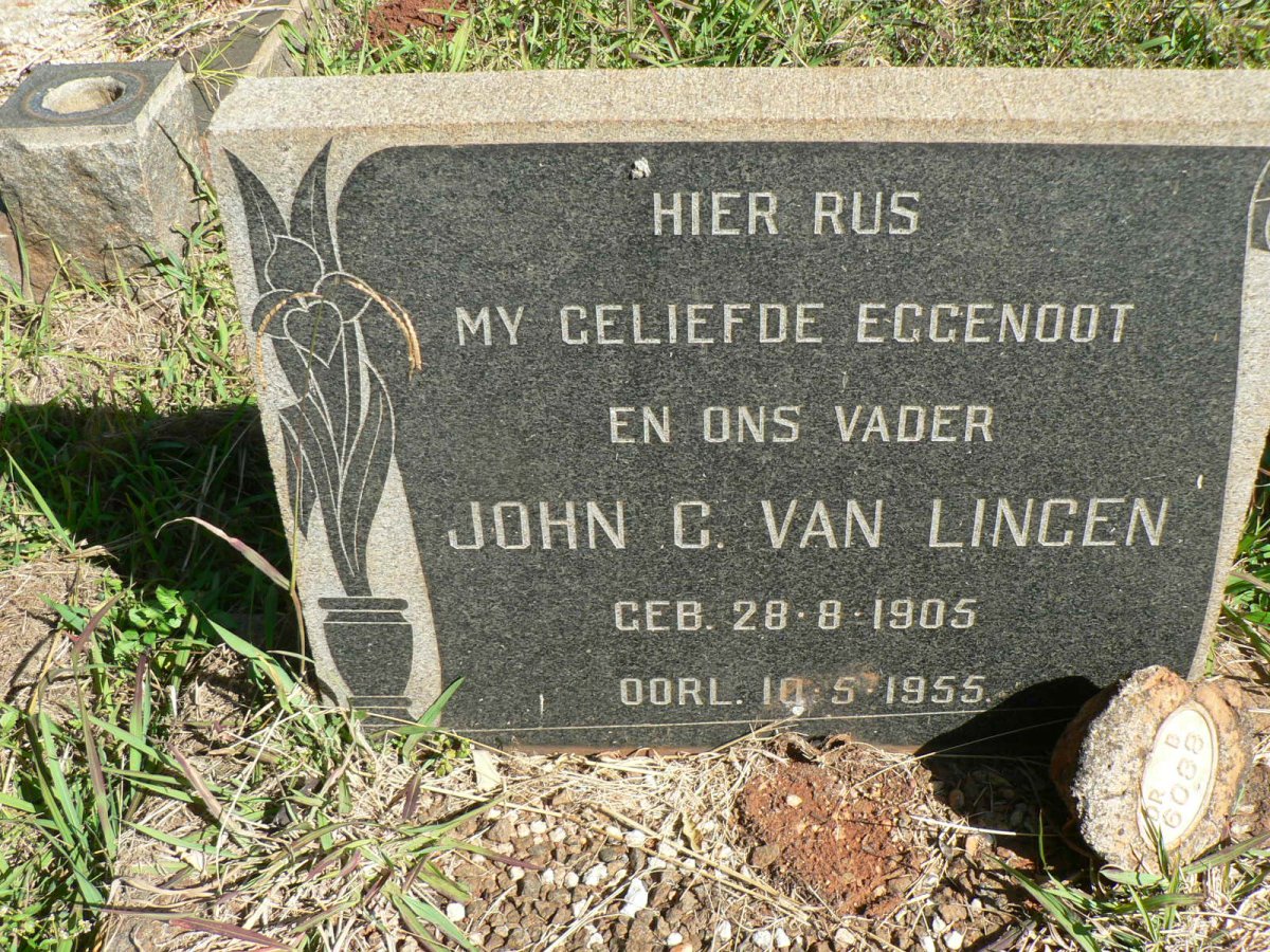 LINGEN John C., van 1905-1955
