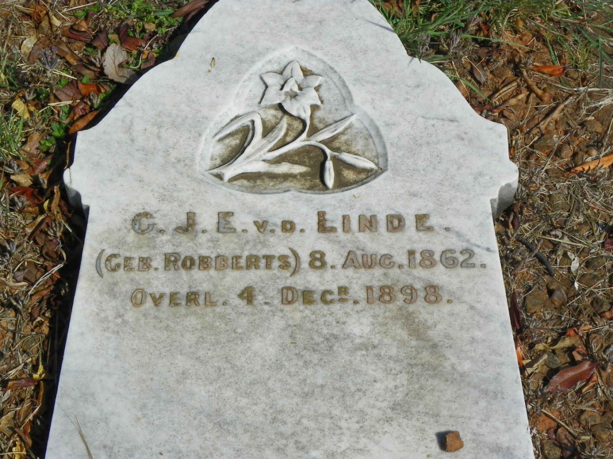 LINDE C.J.E., v.d. nee ROBBERTS 1862-1898
