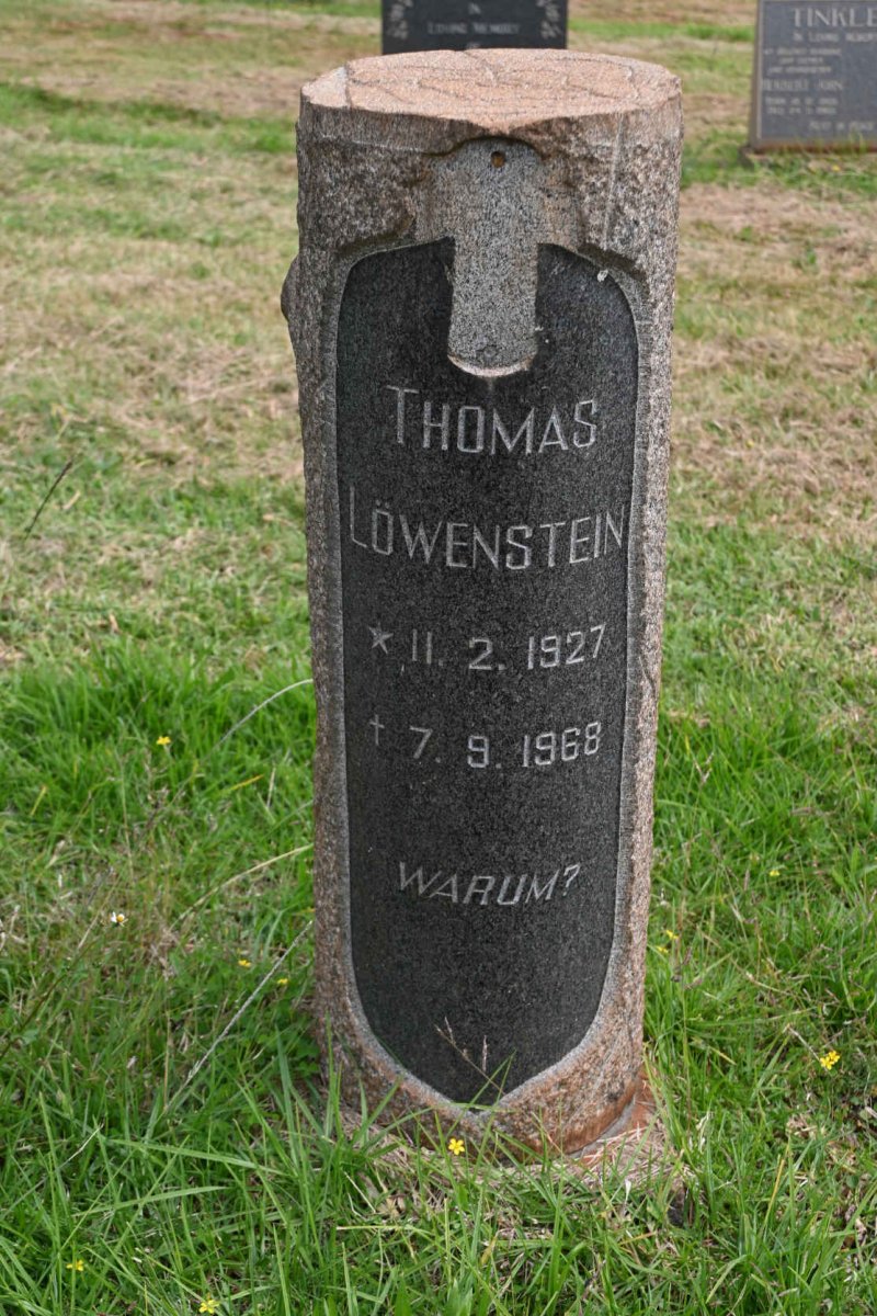 LOWENSTEIN Thomas 1927-1968