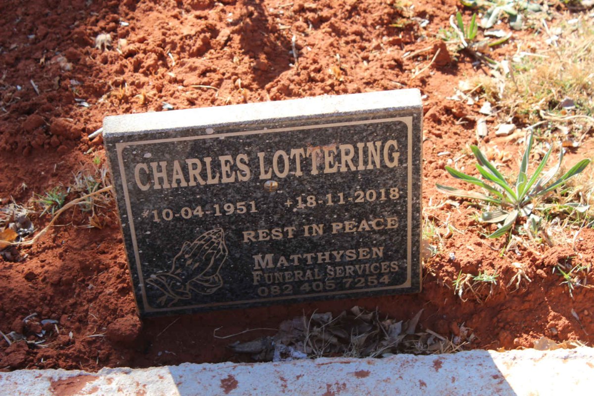 LOTTERING Charles 1951-2018