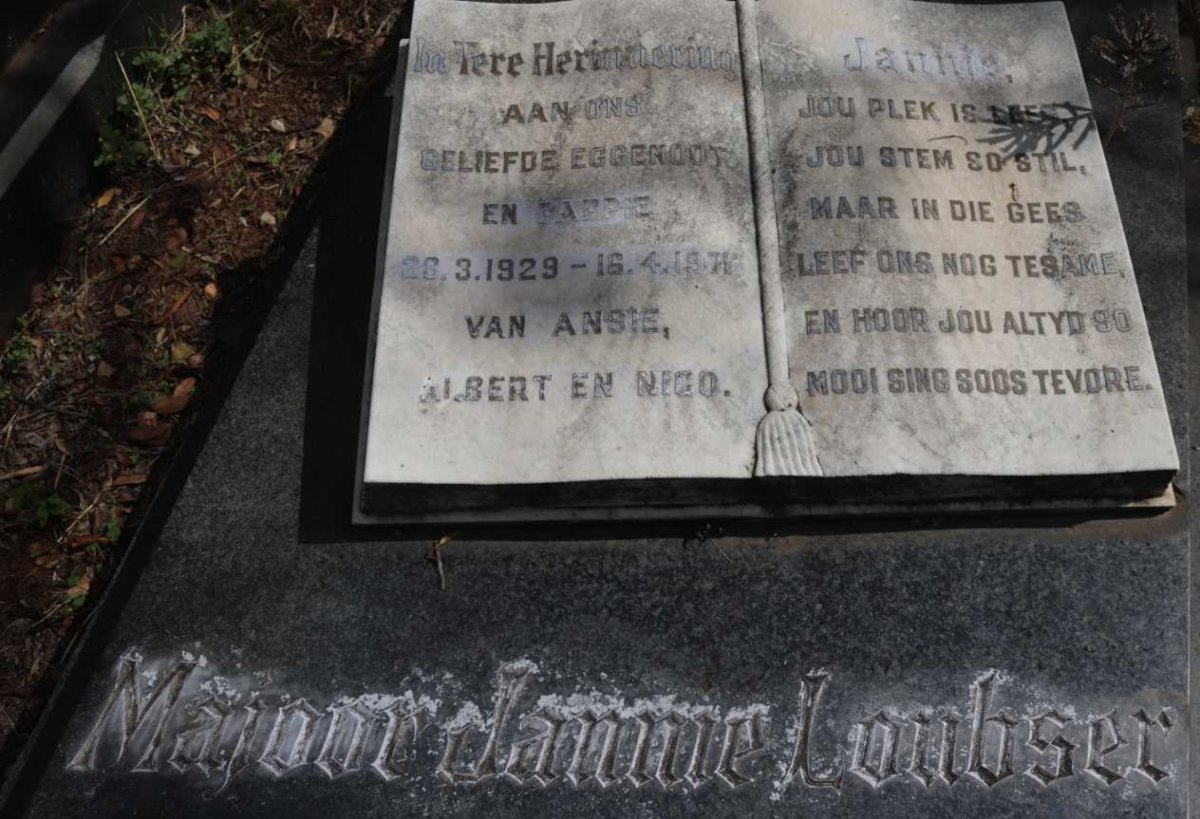 LOUBSER Jannie 1929-1971
