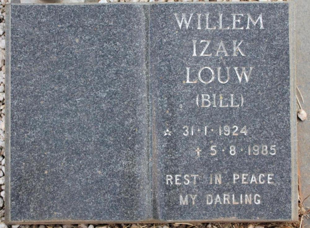 LOUW Willem Izak 1924-1985