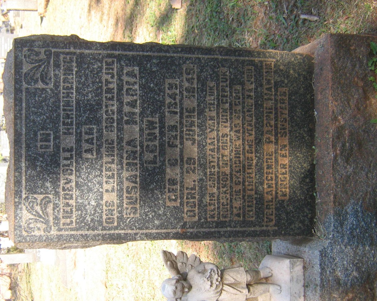 LOUW Susanna Maria 1949-1949