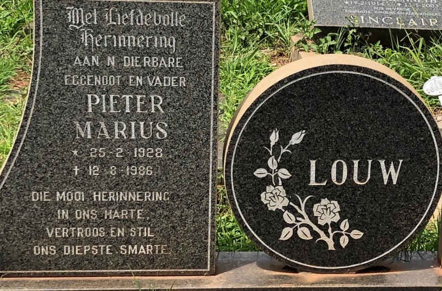 LOUW Pieter Marius 1928-1986