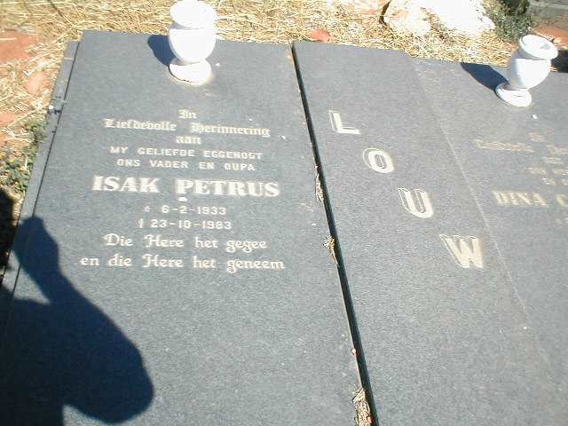 LOUW Isak Petrus 1933-1983 &amp; Dina Carolina 1934-