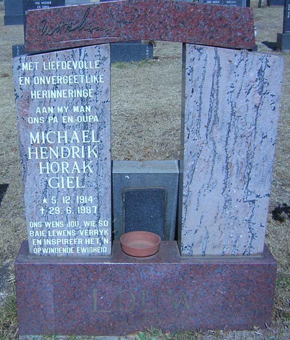 LOUW Michael Hendrik Horak 1914-1987
