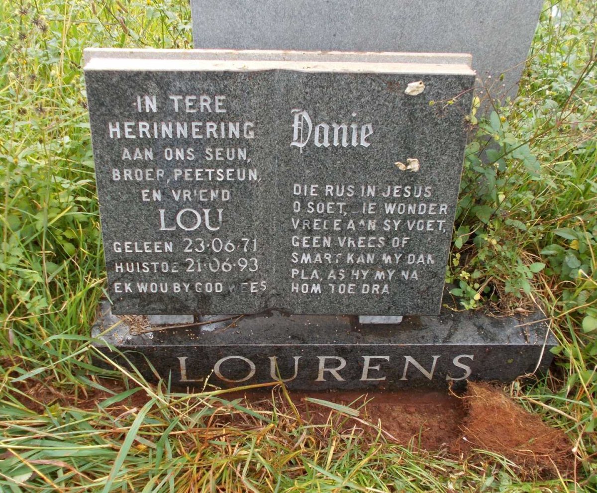 LOURENS Danie 1971-1993