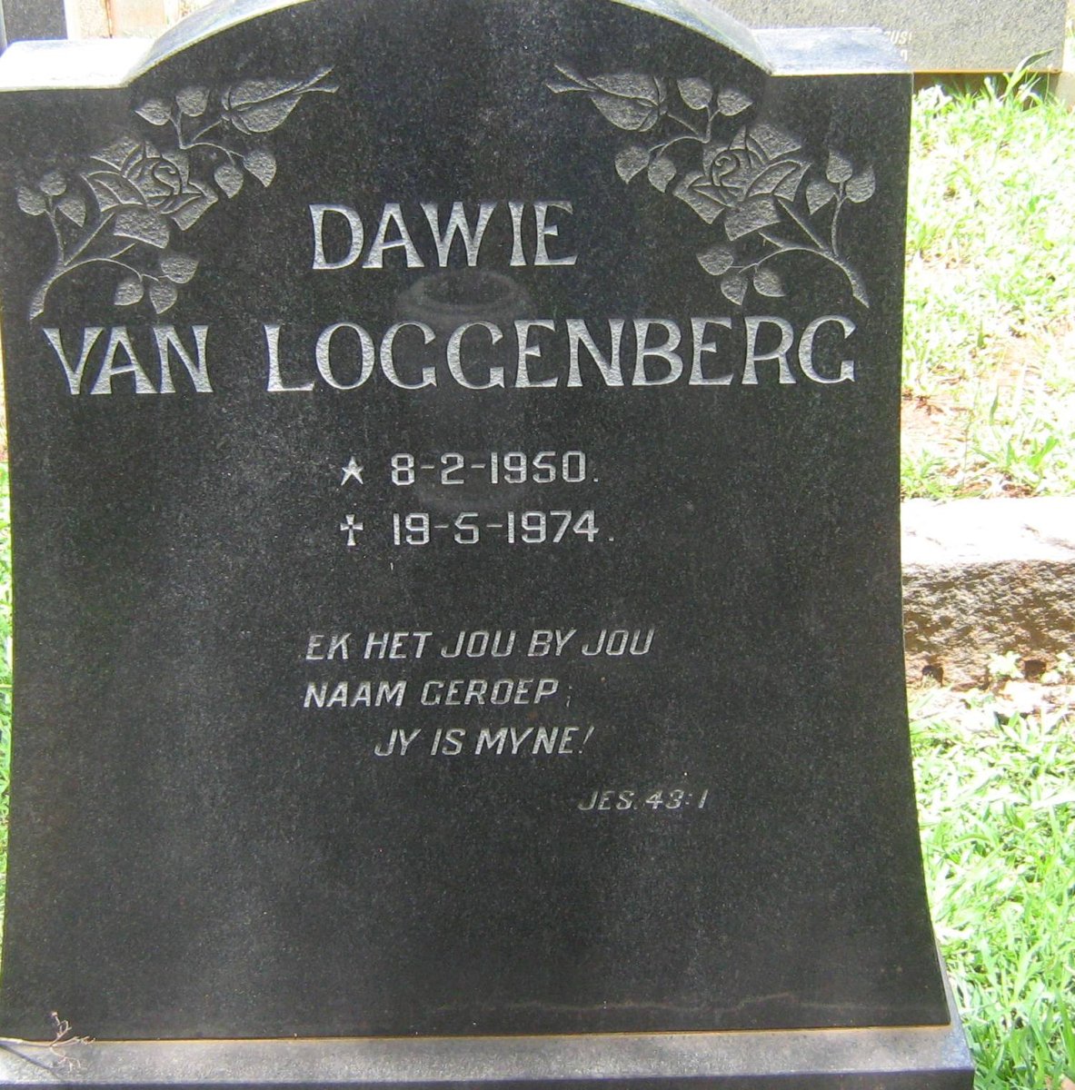 LOGGENBERG Dawie, van 1950-1974